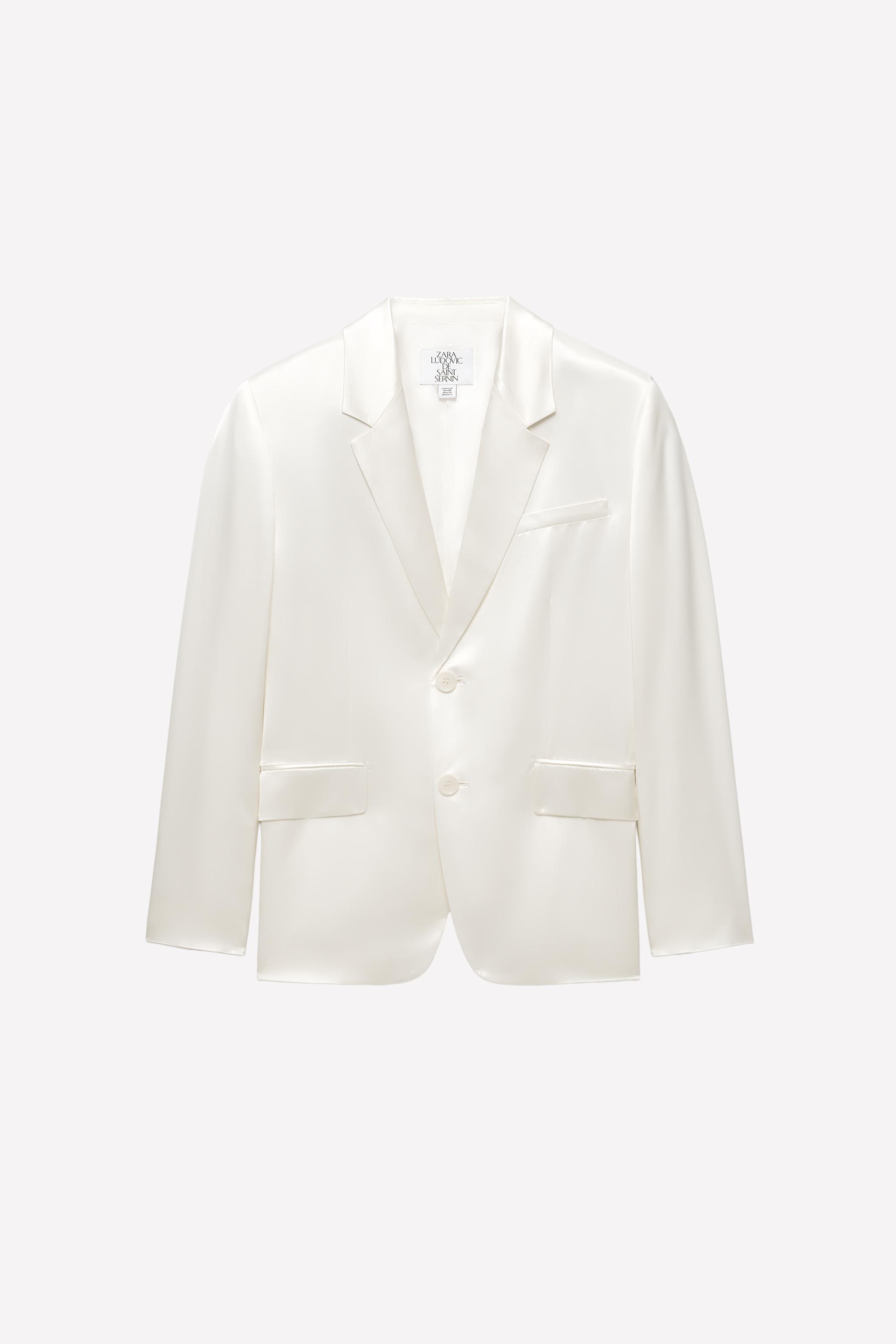 SATIN EFFECT BLAZER LUDOVIC DE SAINT SERNIN x ZARA